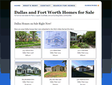 Tablet Screenshot of d-fwhomes.com